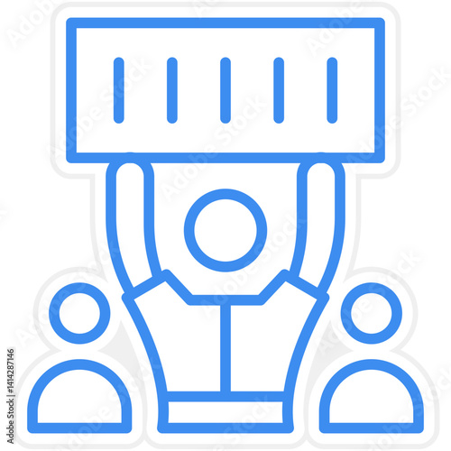 Supporter icon style