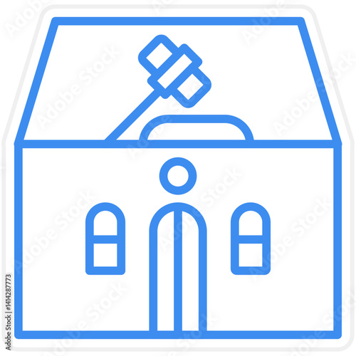 Court icon style