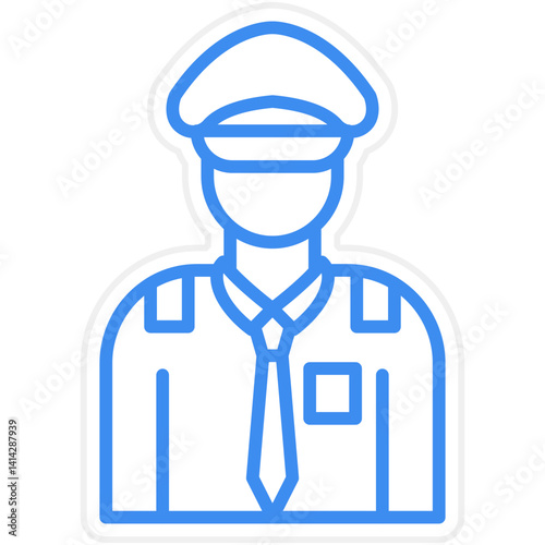 Police Man icon style