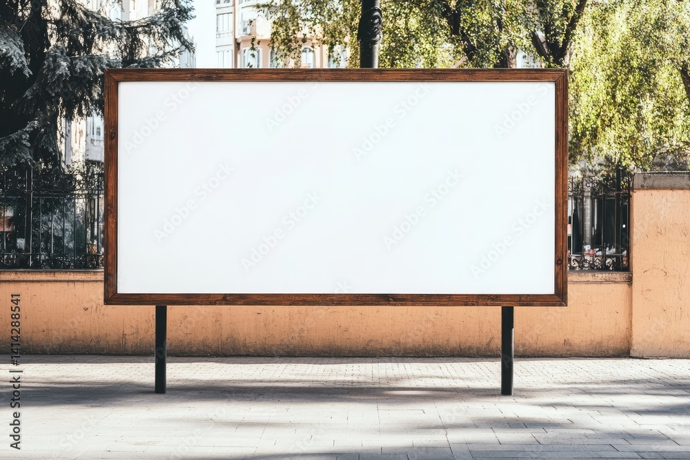 Fototapeta premium Flawless Visual of Sign Boards Front Side Isolated in White Background
