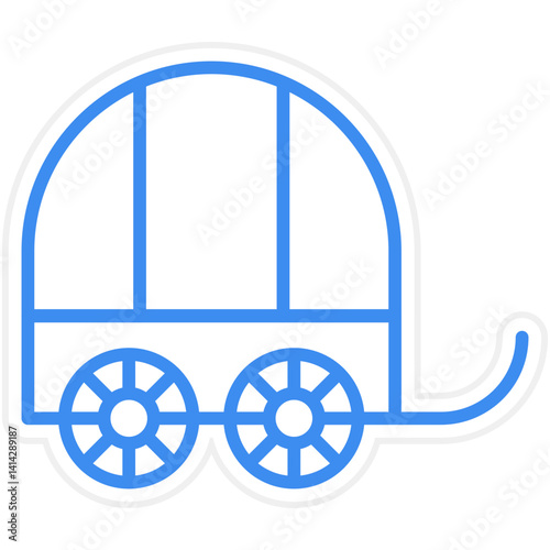 Wagon icon style