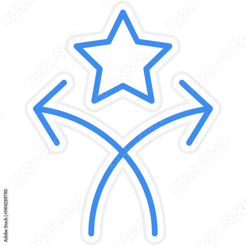 Rise icon style