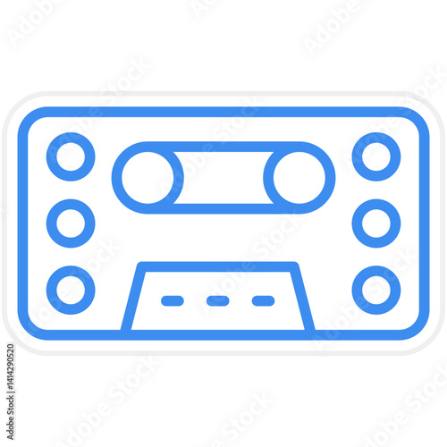 Cassettte icon style