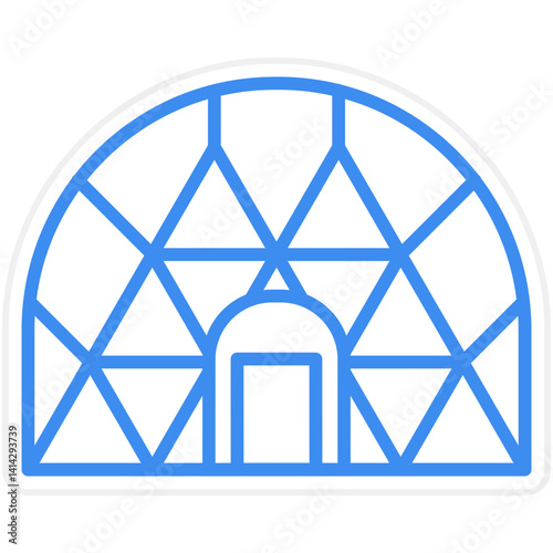 Geodesic Dome icon style