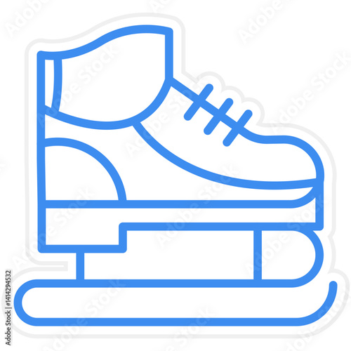 Ice Skate icon style