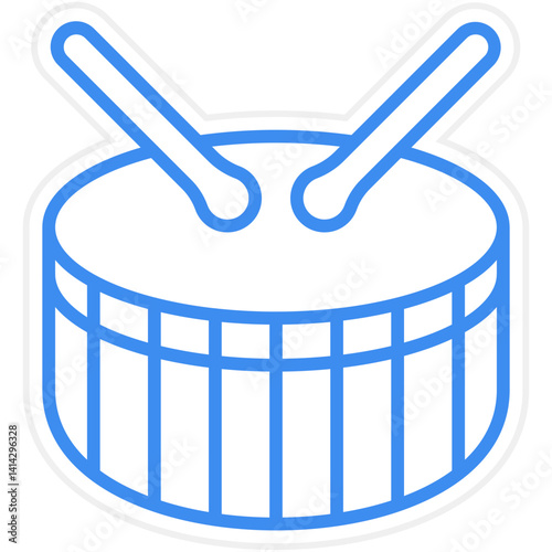 Drum icon style