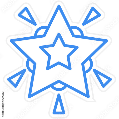 Glowing Star icon style