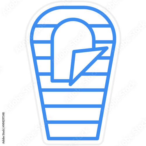 Sleeping Bag icon style