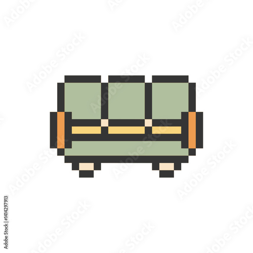 couch object sofa pixel art