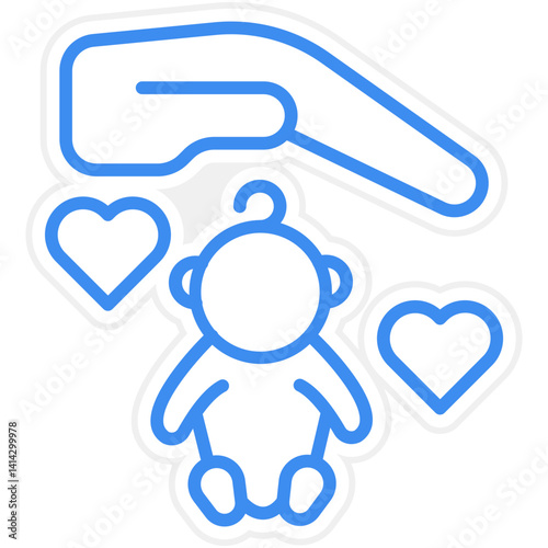Day Care icon style