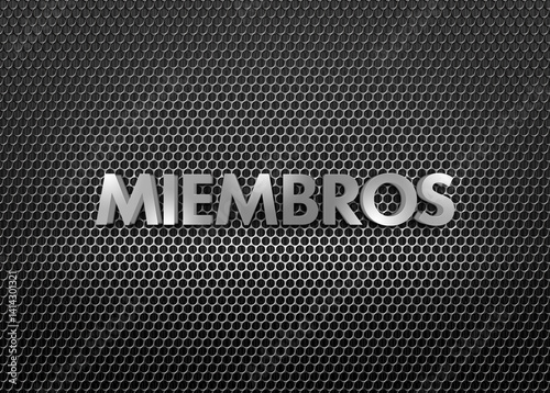 Miembros Word Modern Metallic Honeycomb