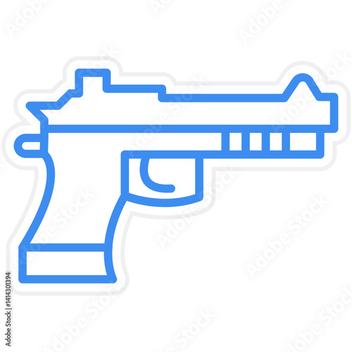Pistol icon style