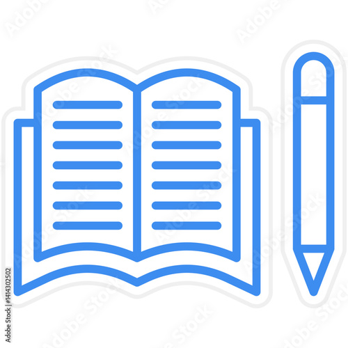 Homework icon style