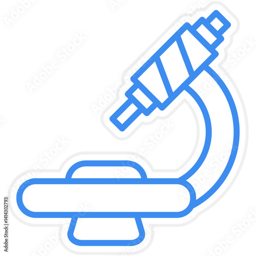 Microscope icon style