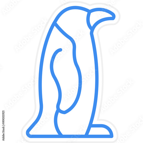 Penguin icon style