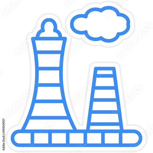 Air Pollution icon style