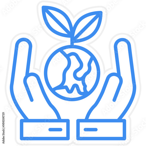 Sustainable Development icon style