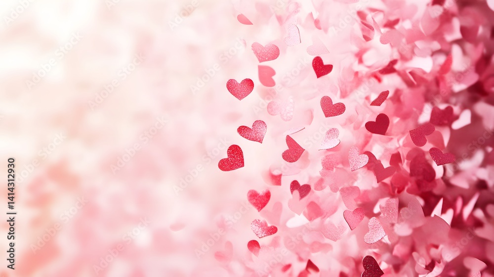 Obraz premium hearts background