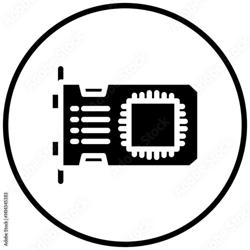 Vector Design Network Interface Card Icon Style