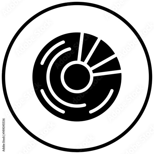 Vector Design CD Icon Style