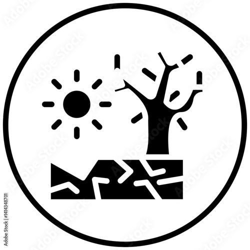 Desertification Icon Style