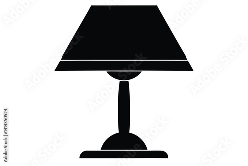 table lamp isolated on white background