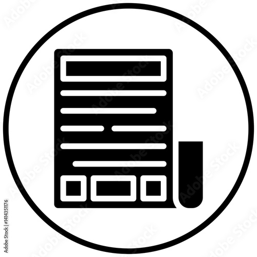 Newspaper Icon Style