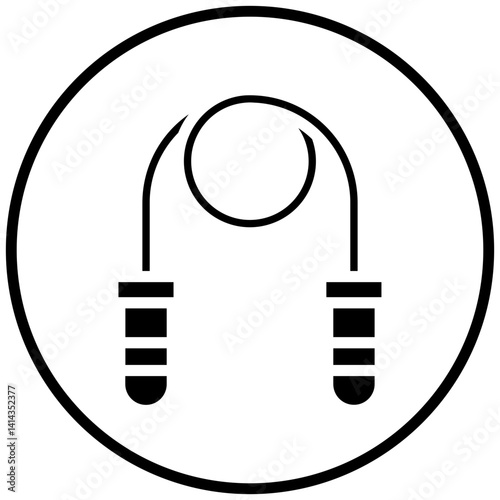 Skipping Rope Icon Style