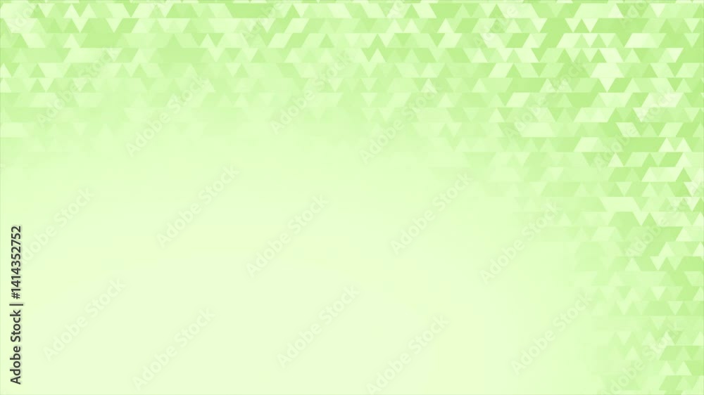 Lime green color multiple triangular shapes appearing and disappearing faded modern design geometrical background Lime green color multiple triangular shapes appearing and disappearing faded modern design geometrical background