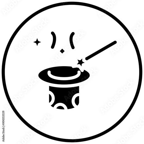 Magic Trick Icon Style