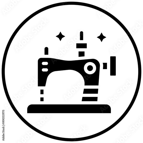 Sewing Machine Icon Style