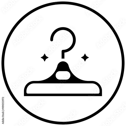 Clothes Hanger Icon Style