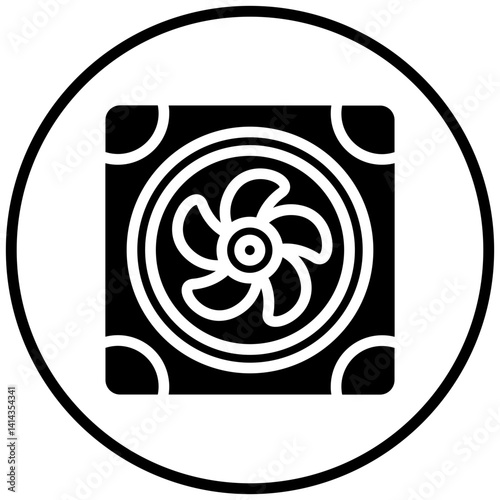 Air Cooler Icon Style