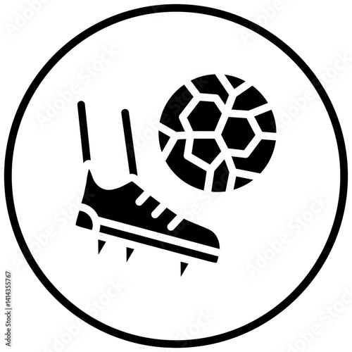 Soccer Free Kick Icon Style