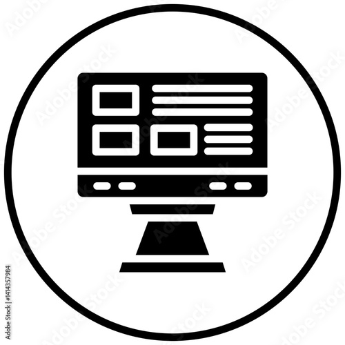 Website Layout Icon Style