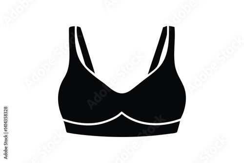 Sports bra silhouette