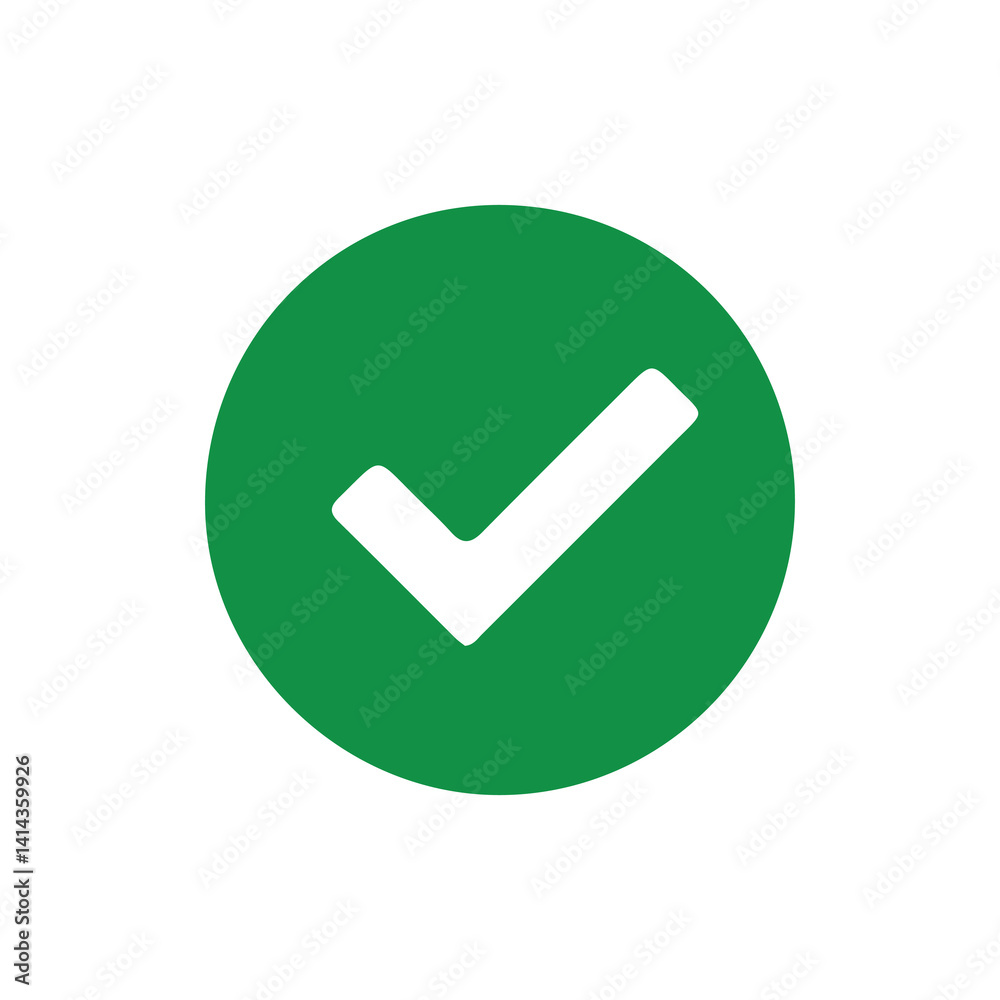 Check mark icon set. Check mark icon set.