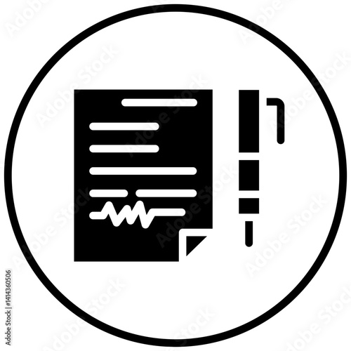 Oil Contract Icon Style