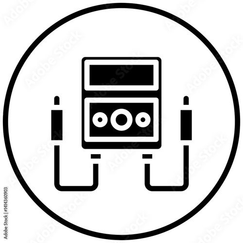 Tester Machine Icon Style