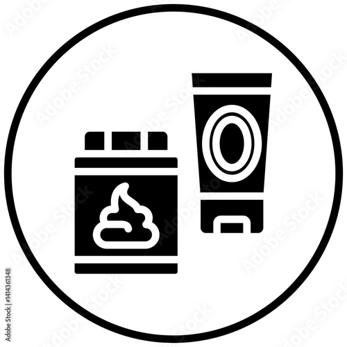 Hair Gel Icon Style