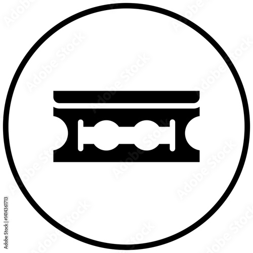 Razor Blade Icon Style