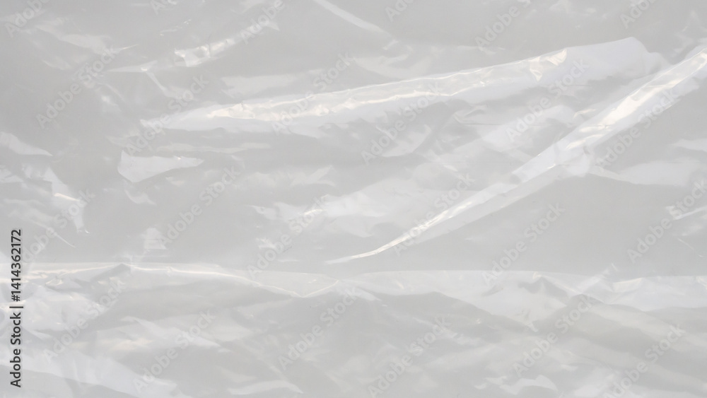 Obraz premium White plastic bag texture background