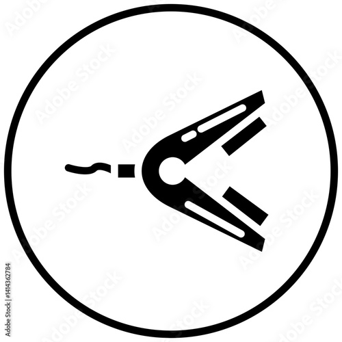 Hair Straightener Icon Style