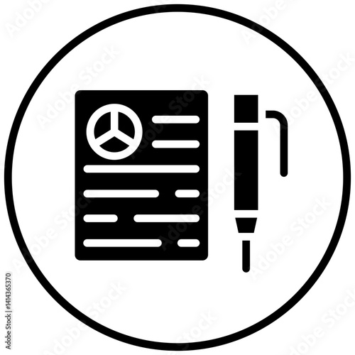 Peace Treaty Icon Style
