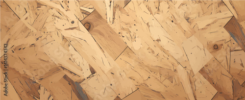 Wooden Chipboard Texture Background