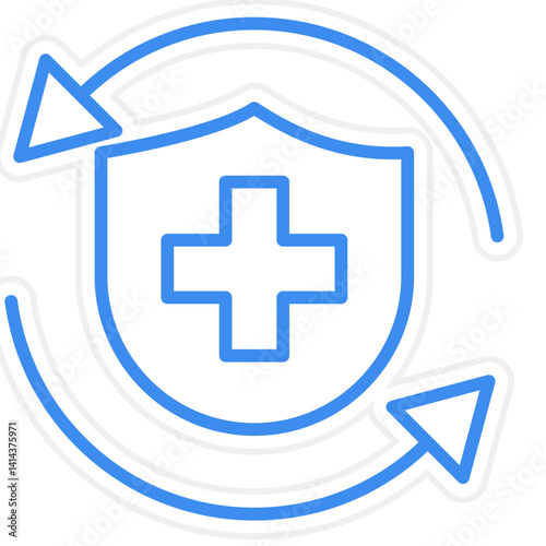 Relapse Prevention Vector Icon Style