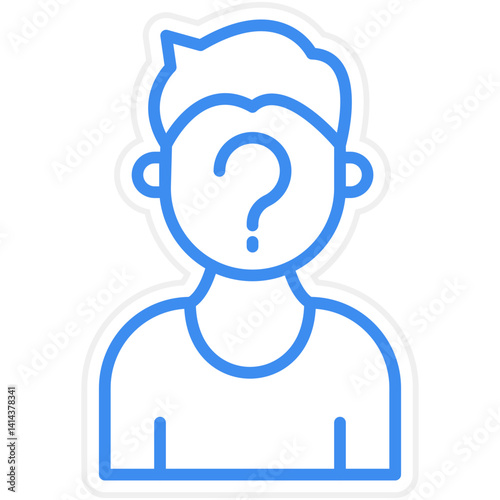 Anonymisation Vector Icon Style
