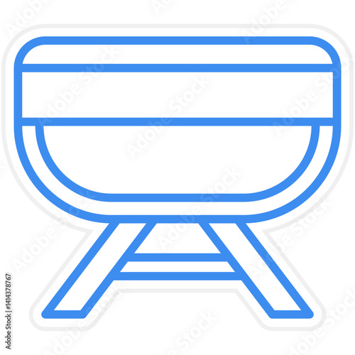 Milk Tank Vector Icon Style