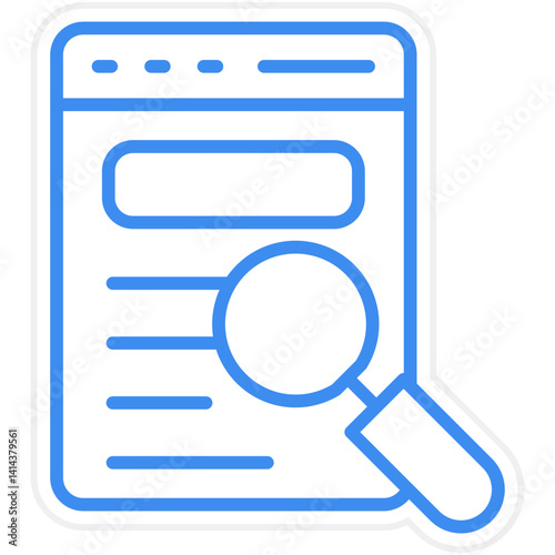 Disclosure Vector Icon Style
