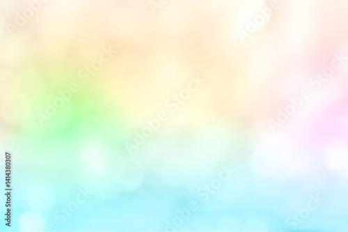Colorful abstract blur background natural bokeh sun lights. Defocused bokeh on blurred multicolored soft summer spring background wallpaper.